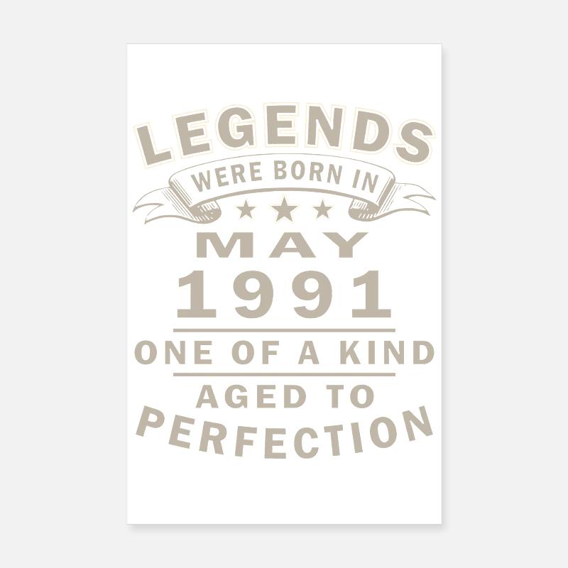 Mai 1991 Poster 20 x 30 cm