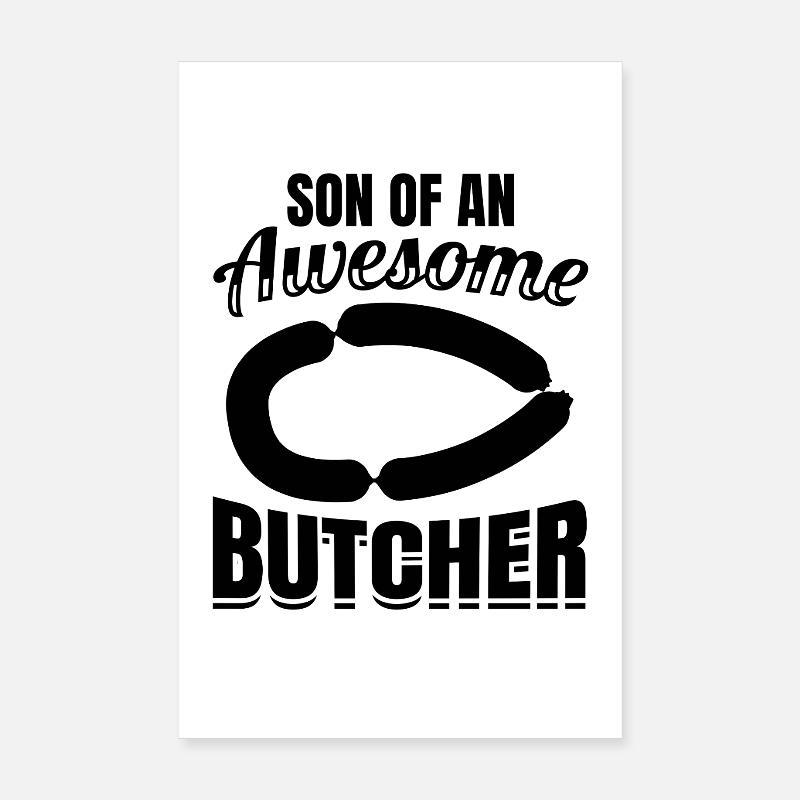 Schlachter Junge Poster 20x30 cm