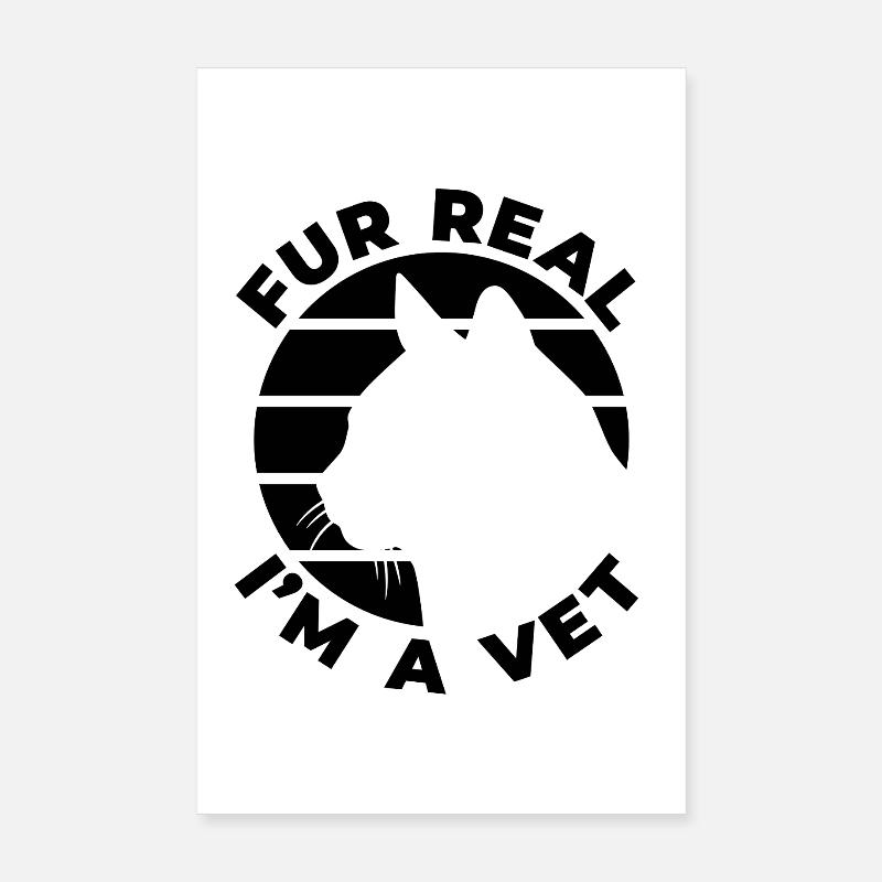 Veterinary joke Poster 8" x 12" (20x30 cm)