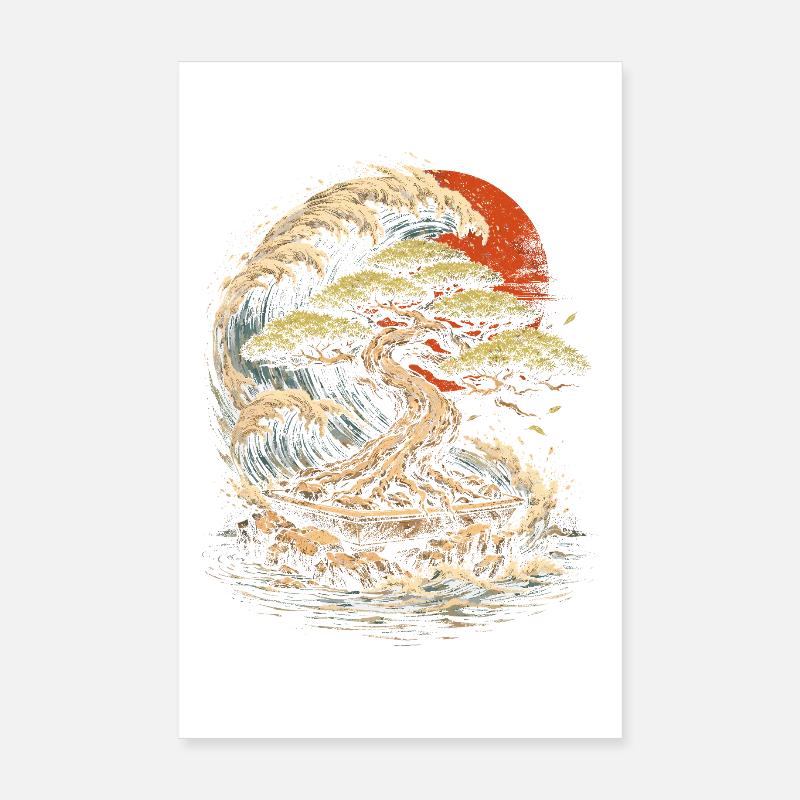 Bonsai tree Poster 8" x 12" (20x30 cm)