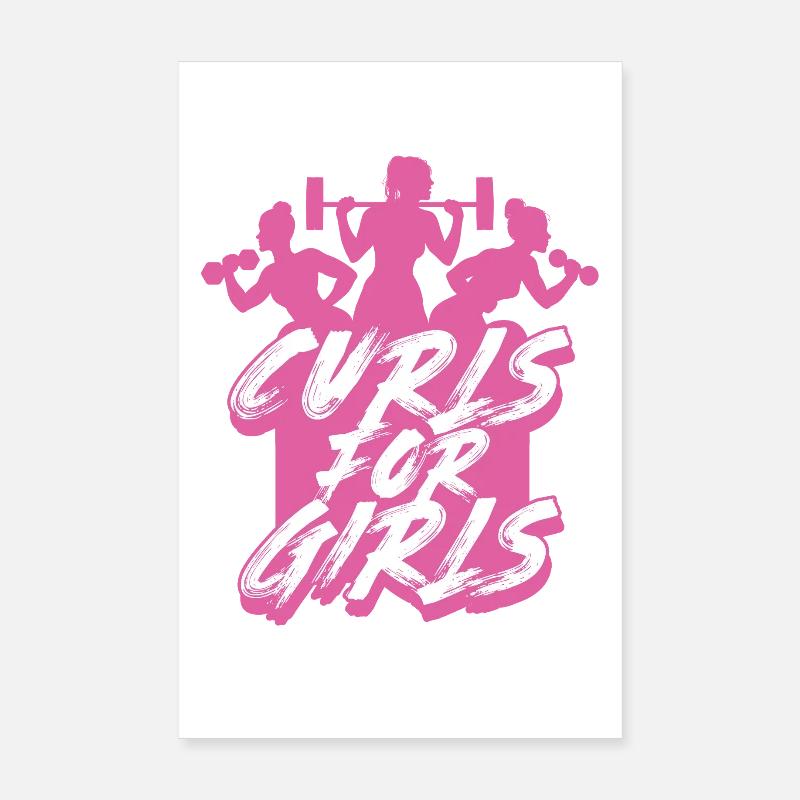 Biceps Bicep Training Bodybuilder Gym Poster 8" x 12" (20x30 cm)