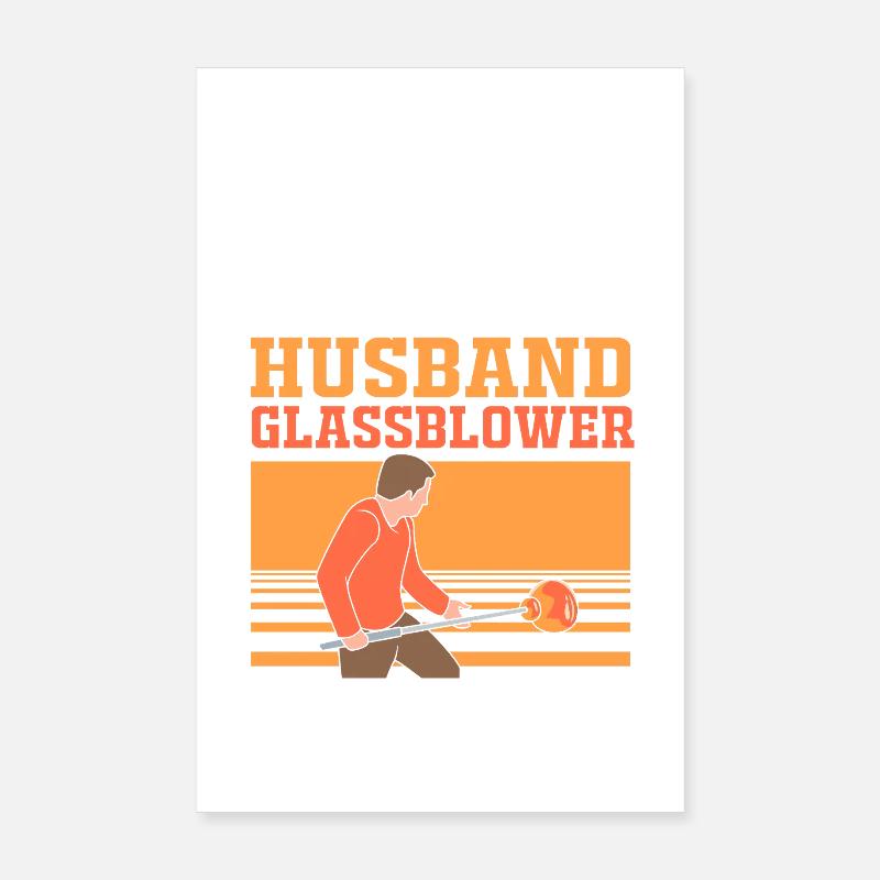 souffleur de verre Poster 20 x 30 cm