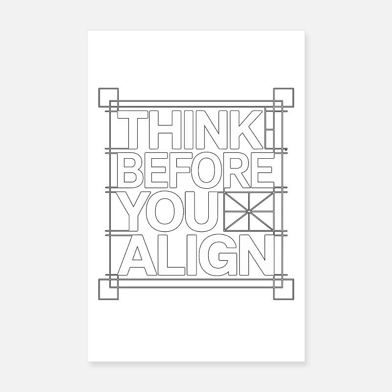 Enseignant en design : réfléchir avant de concevoir Poster 20 x 30 cm