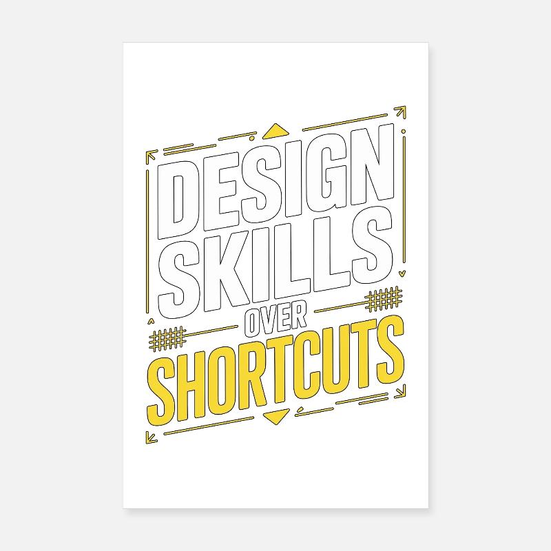 Designer Educator Design Skills Creative Educator Poster 8" x 12" (20x30 cm)