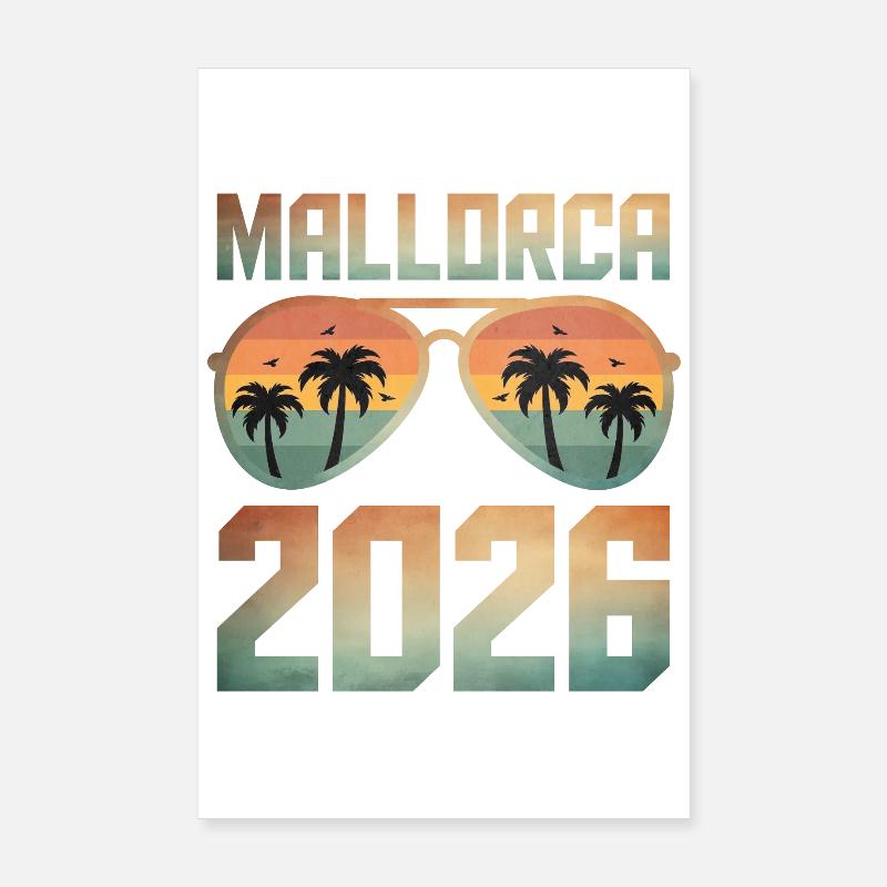 Majorque 2026 Poster 20 x 30 cm