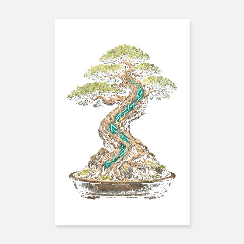 Bonsaï Poster 20 x 30 cm