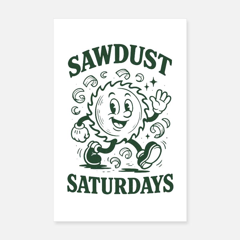 De la sciure le samedi | Travail du bois bricolage Poster 20 x 30 cm