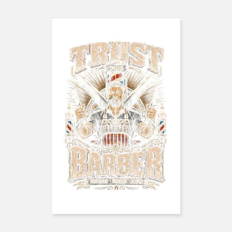 Barber Barbier Trust Le Barbier Poster 20 x 30 cm