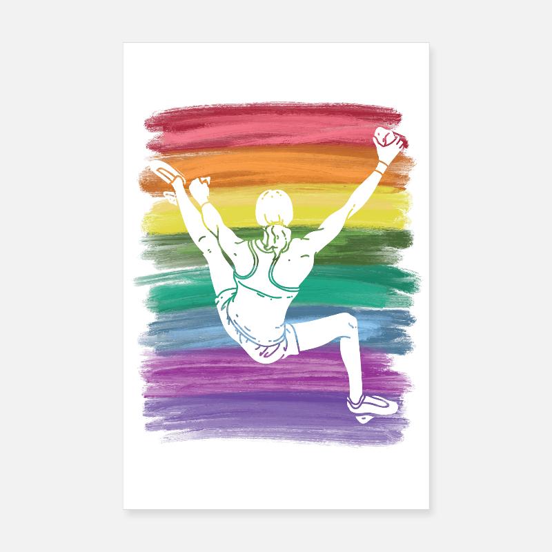 Bloc de bloc de Boulderer Poster 20 x 30 cm