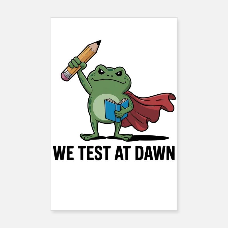 Super-héros grenouille testé par l’aube Poster 20 x 30 cm