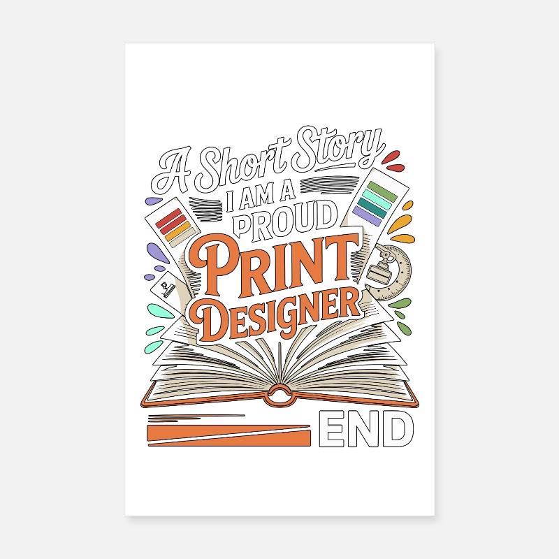 Designer d’impression : Un designer créatif de nouvelles Poster 20 x 30 cm