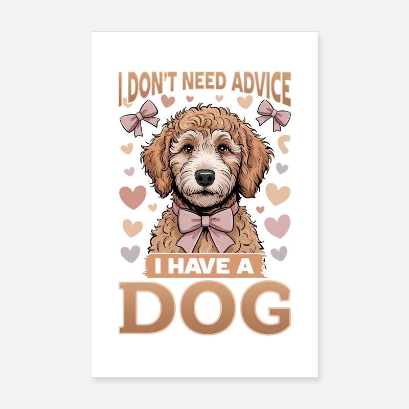 Goldendoodle Dog Breed Poster 8" x 12" (20x30 cm)