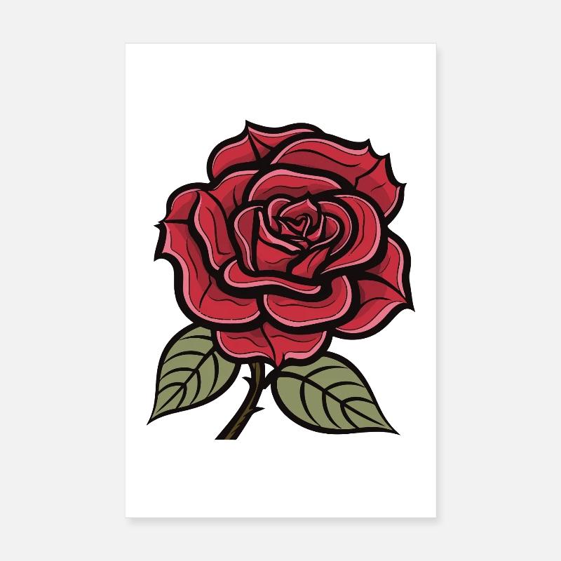 L’amour de la rose Poster 20 x 30 cm