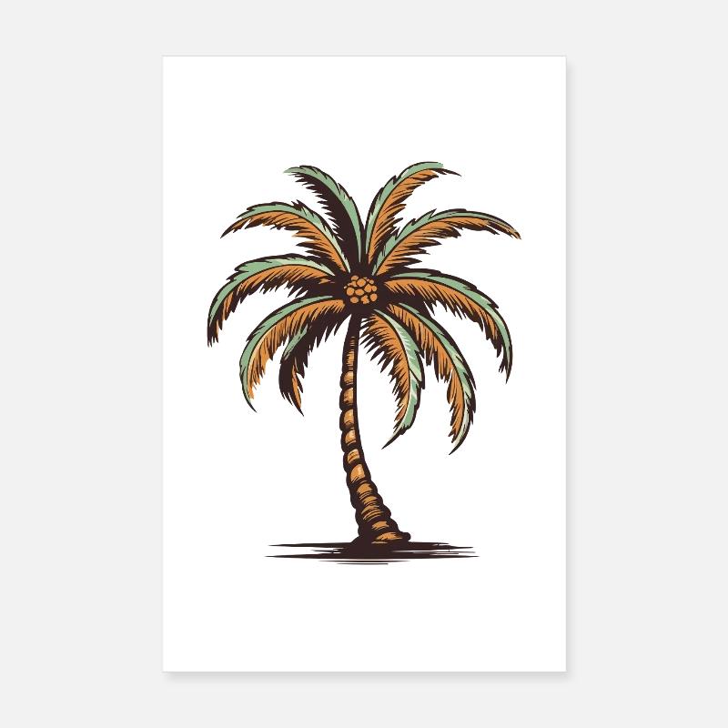 Île Palm Poster 20 x 30 cm