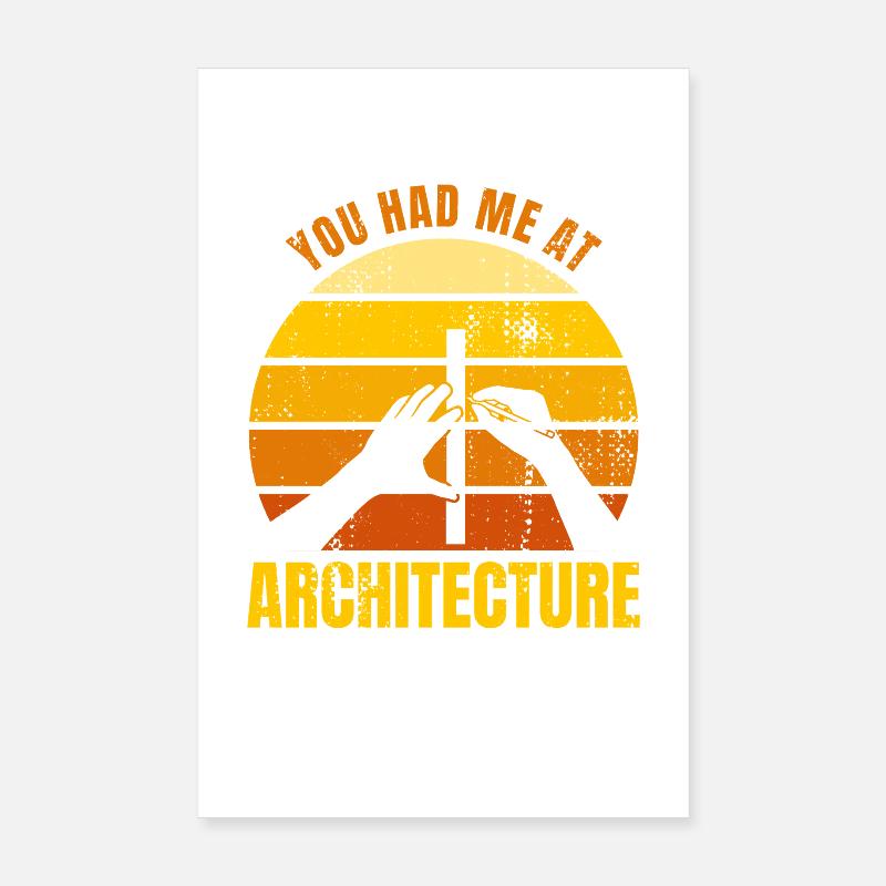 Dicton des architectes Poster 20 x 30 cm