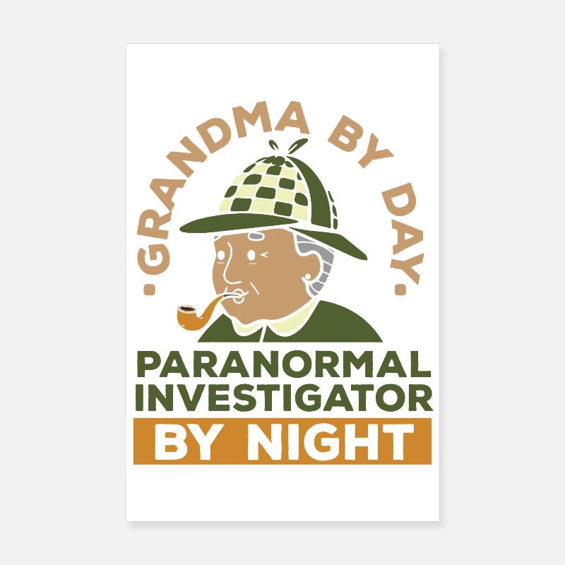 ghost hunting paranormal ghost hunter Poster 8" x 12" (20x30 cm)