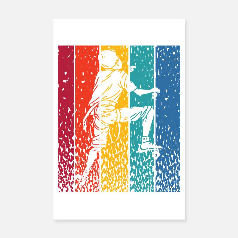 Bloc de bloc de Boulderer Poster 20 x 30 cm