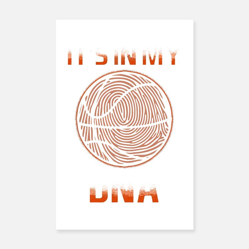 C’est dans mon ADN Basket Poster 20 x 30 cm