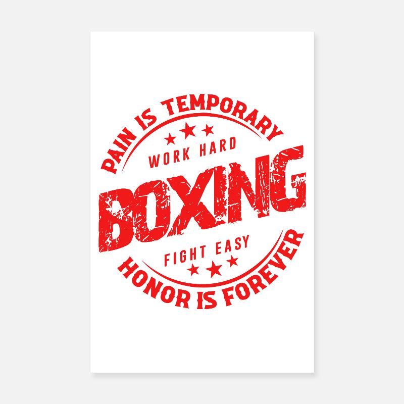 Boxstempel: Tägliches Grind-Motto Poster 20x30 cm