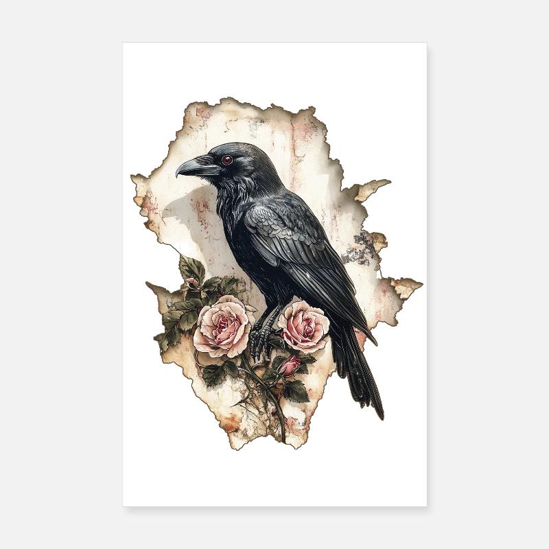 Rabe Poster 20x30 cm