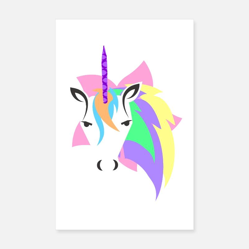 Introverted Unicorn – Leave Me Alone Poster 8" x 12" (20x30 cm)