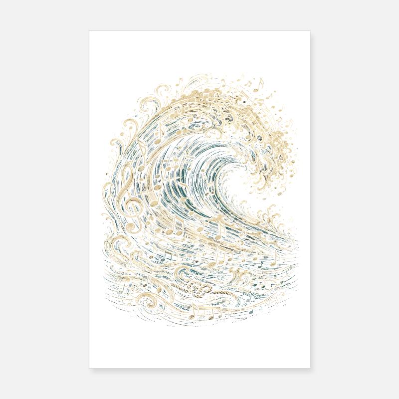 Chansons marines de chœur de bidonvilles Poster 20 x 30 cm