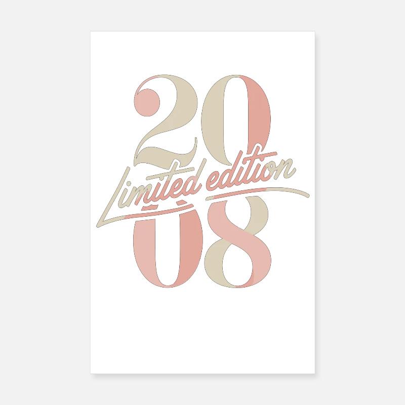 Édition limitée anniversaire 2008 Poster 20 x 30 cm