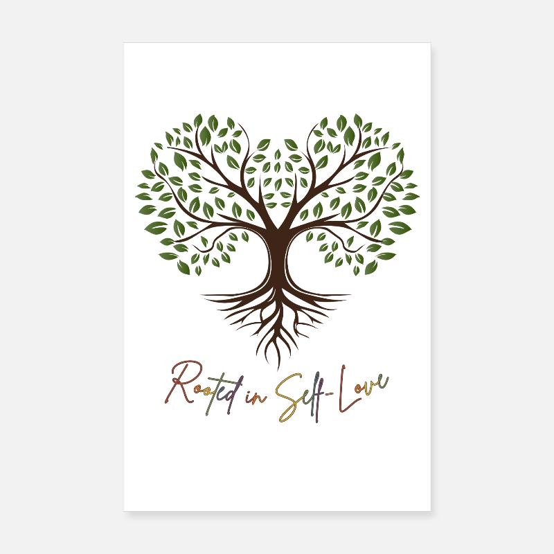 Root Power: Self-Love Tree Poster 8" x 12" (20x30 cm)