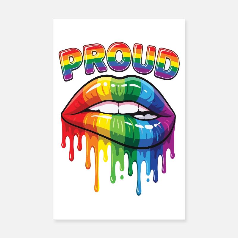 Pride Month LGBT - Proud! Poster 8" x 12" (20x30 cm)