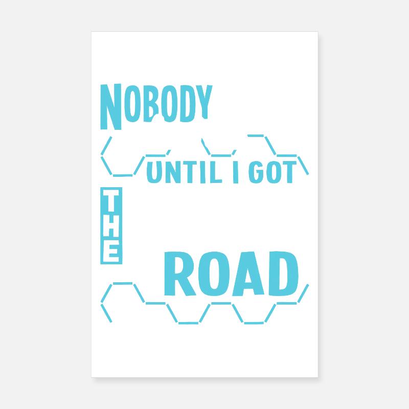 Längste Straße Poster 20x30 cm