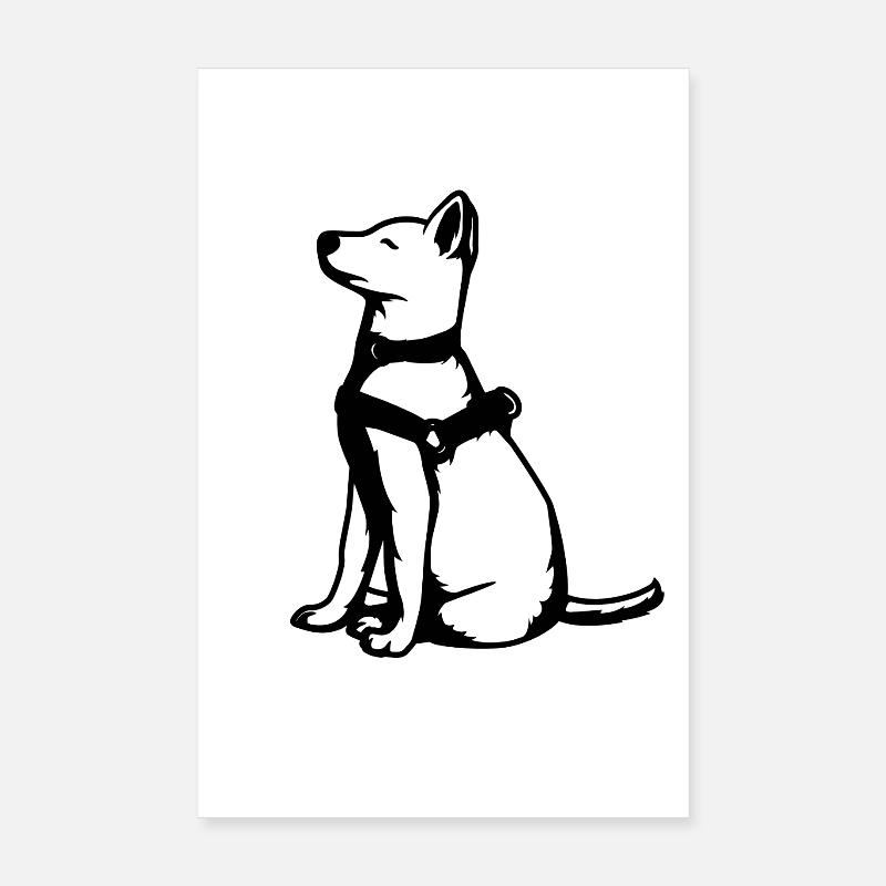 Chien de berger Poster 20 x 30 cm