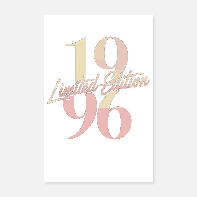 Anniversaire en édition limitée 1996 Poster 20 x 30 cm