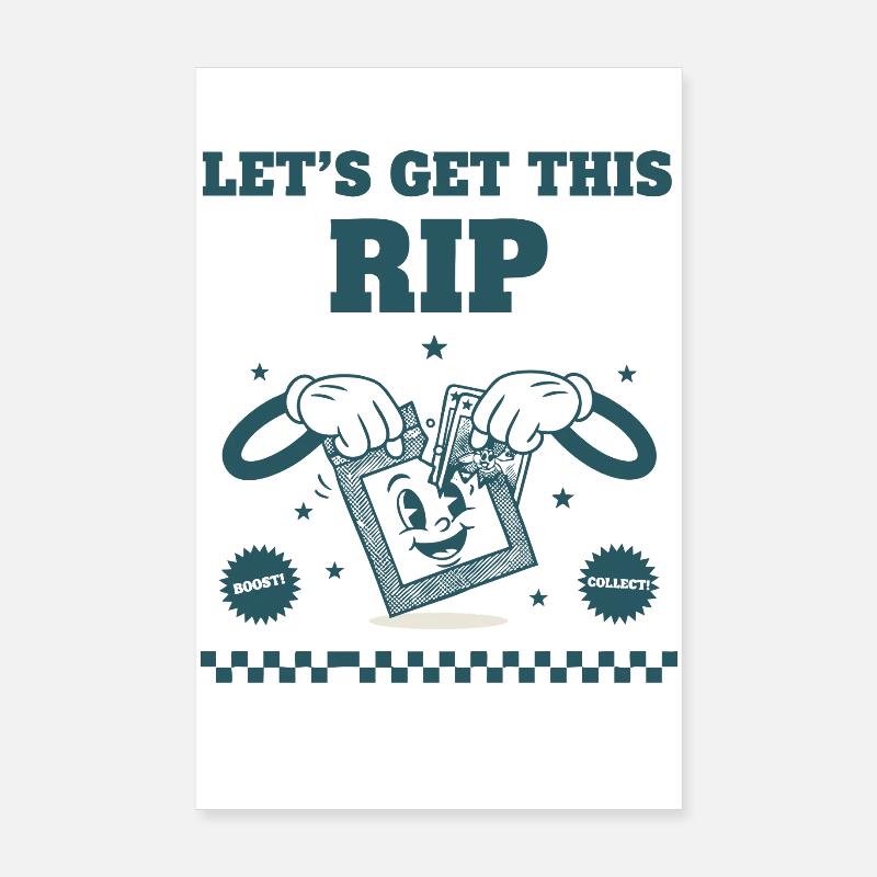 Procurons-nous ce pack de cartes à collectionner Rip Poster 20 x 30 cm