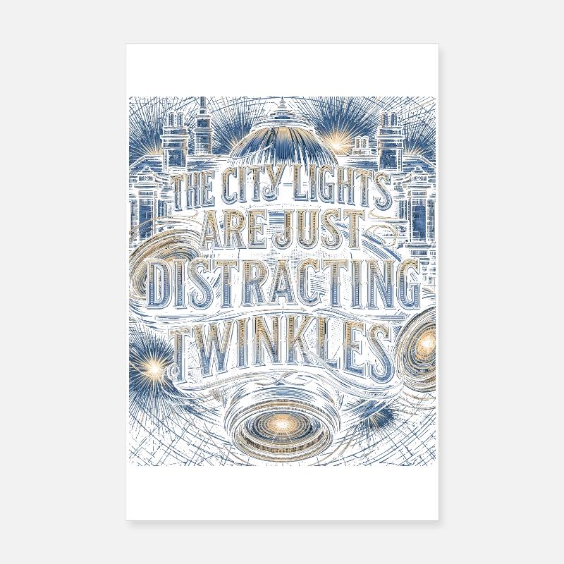 Celestial Constellation Astrology Gift Poster 20x30 cm