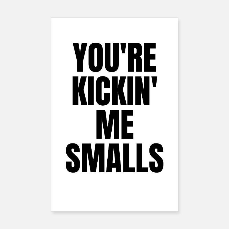 Schwangere Mutter, du trittst mich, Smalls, lustig Poster 20x30 cm