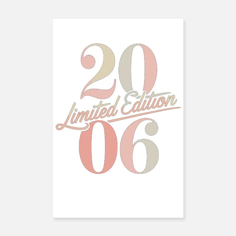 Limited Edition Birthday 2006 Poster 8" x 12" (20x30 cm)