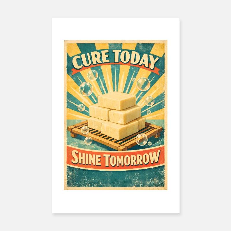 Mûrir aujourd’hui | Fais ton propre savon Poster 20 x 30 cm