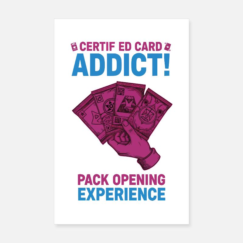 Expérience d’ouverture du pack Certified Card Addict Poster 20 x 30 cm