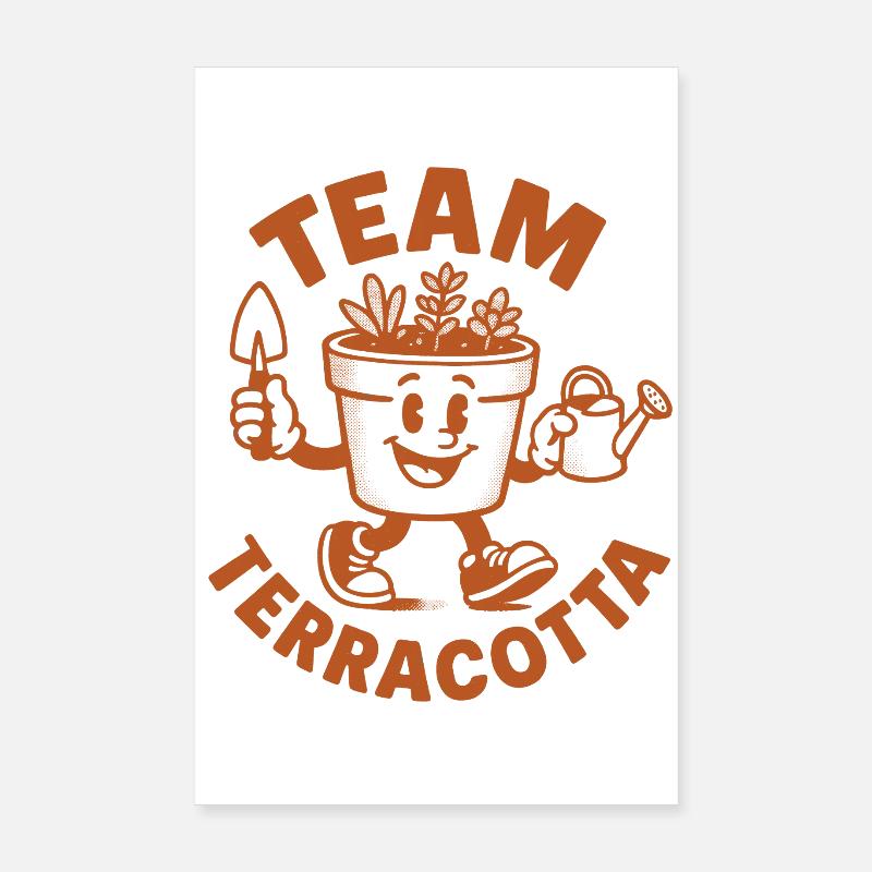 Team Terracotta | Succulents Poster 8" x 12" (20x30 cm)