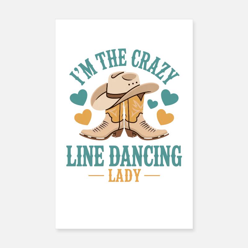 Cadeau de danse en ligne Poster 20 x 30 cm