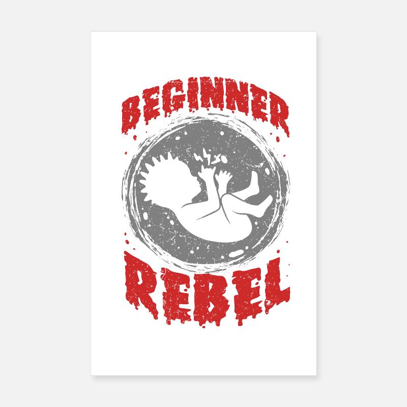 Punk For A Day Beginner Rebel Poster 8" x 12" (20x30 cm)