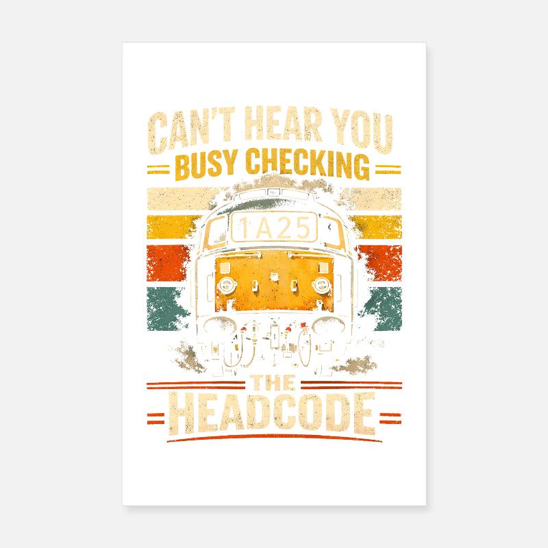 Hear Nothing: Headcode | Trainspotting Poster 8" x 12" (20x30 cm)