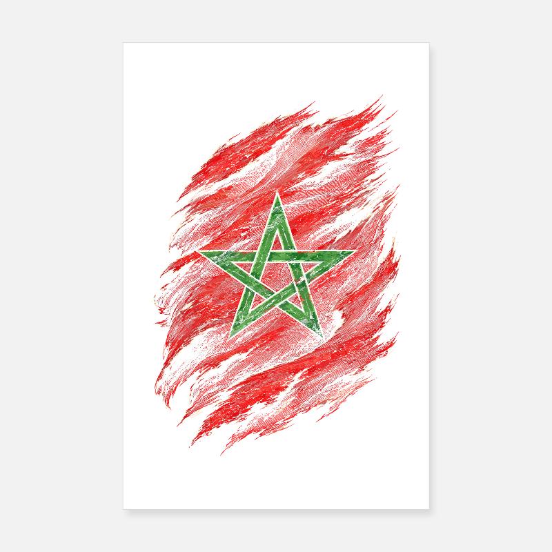 Moroccan Moroccan Moroccan Poster 8" x 12" (20x30 cm)