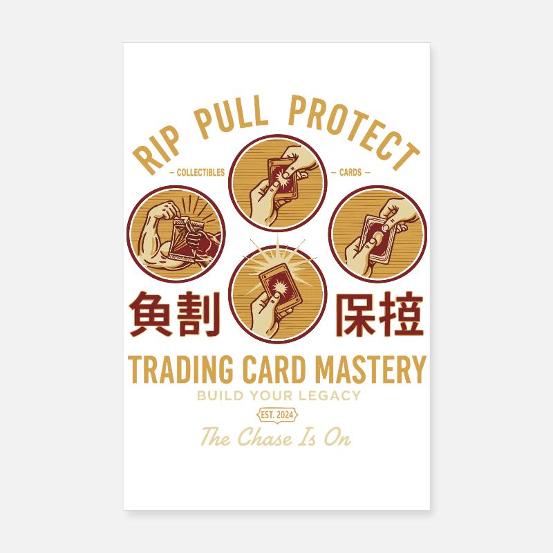 Rip Pull Protect Maîtrise des cartes à collectionner Construis ton Poster 20 x 30 cm