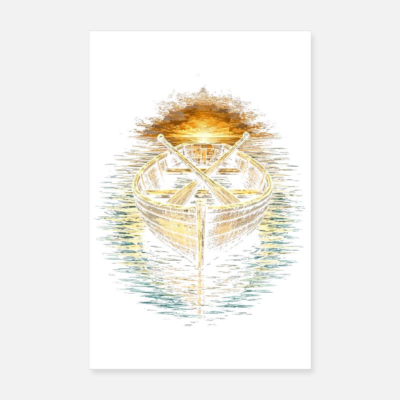 Kaplan Kleriker Pfarrer Boot Poster 20x30 cm