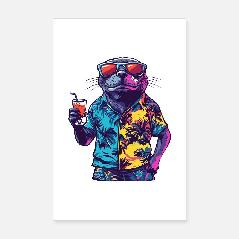 Robbe Comic Sommer Poster 20x30 cm