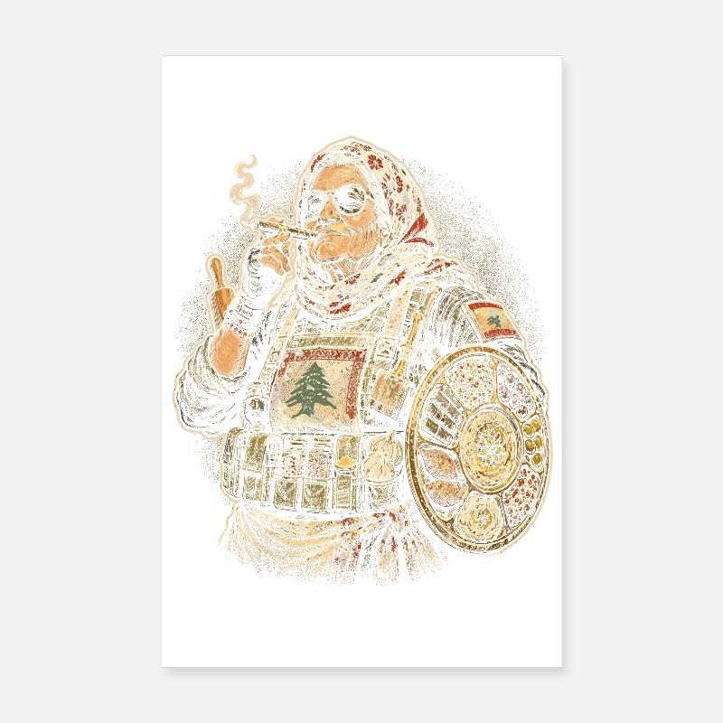 Liban Libanais Poster 20 x 30 cm