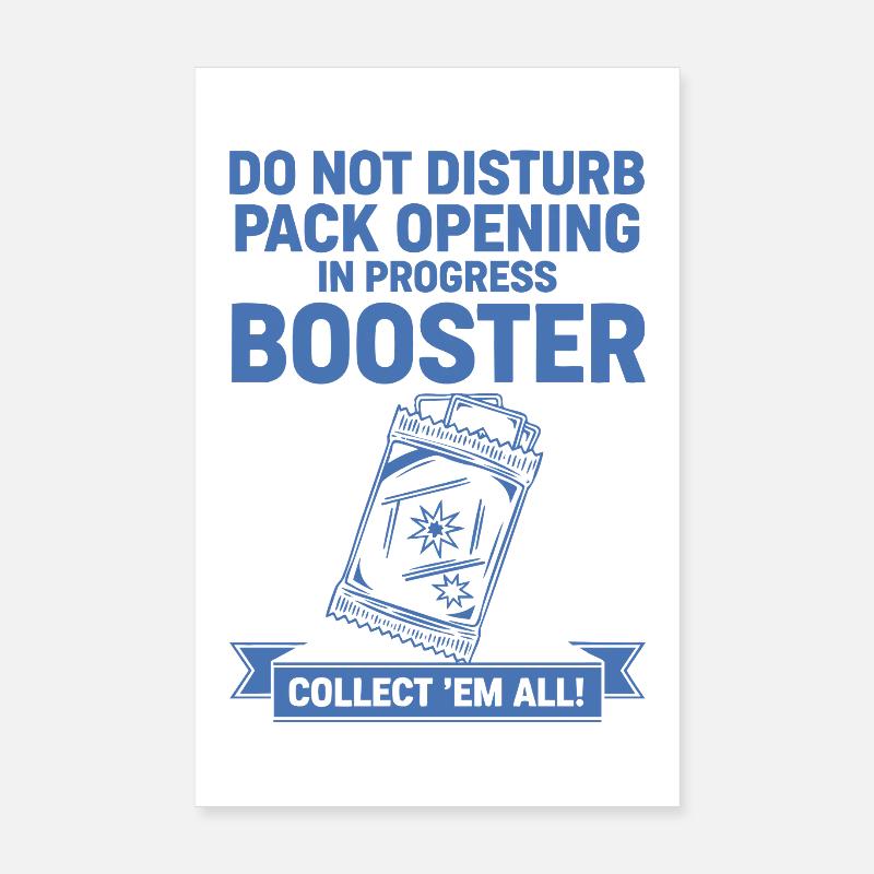 Booster de progression à ne pas déranger pour ouvrir le pack Poster 20 x 30 cm