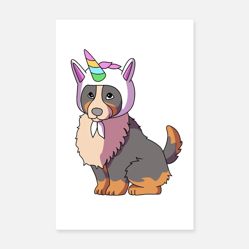 Berner Sennenhund Poster 20x30 cm
