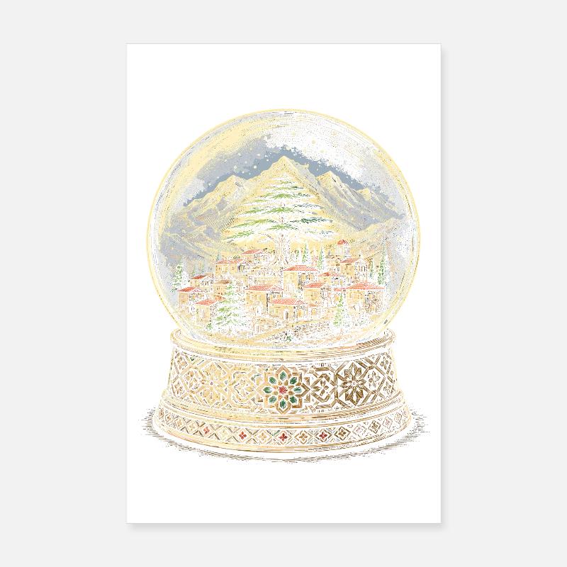 Libanon Libanese Poster 20x30 cm